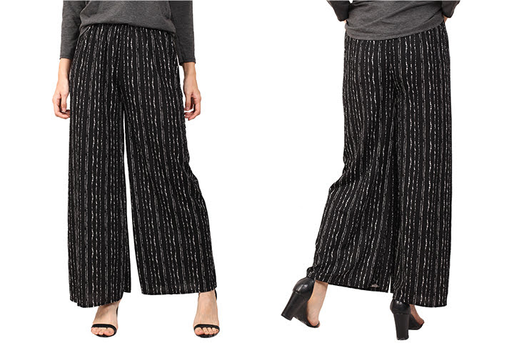 QA-447 Women Striped Pants 01